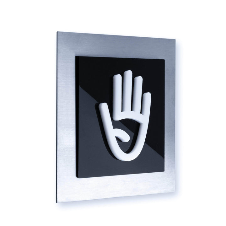 Information signs Staff Only Steel Door Signs - "Modern" Design