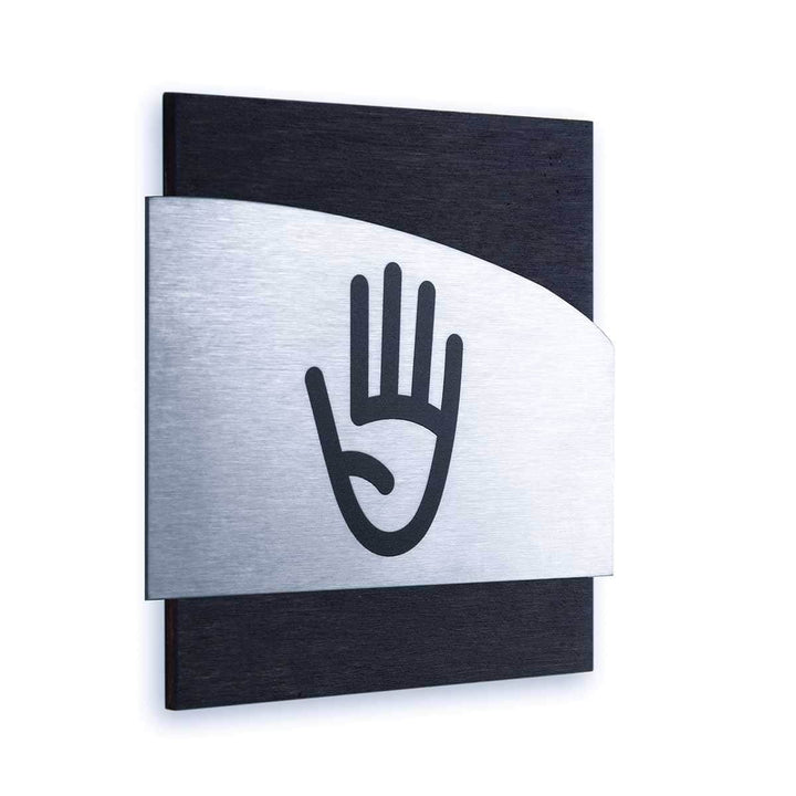 Information signs Employees Only Door Signs for Staff - "Wave" Design