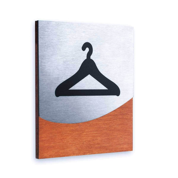 Information signs Closet Sign: Steel Sign — "Jure" Design