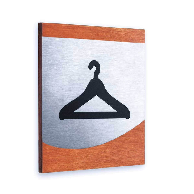 Information signs Dressing Room Sign: Steel Sign — "Venture" Design