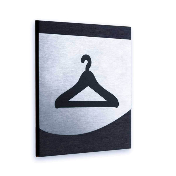 Information signs Dressing Room Sign: Steel Sign — "Venture" Design