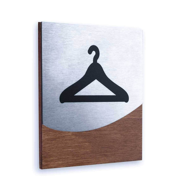 Information signs Closet Sign: Steel Sign — "Jure" Design