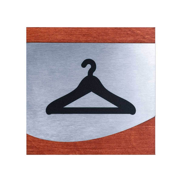 Information signs Dressing Room Sign: Steel Sign — "Venture" Design