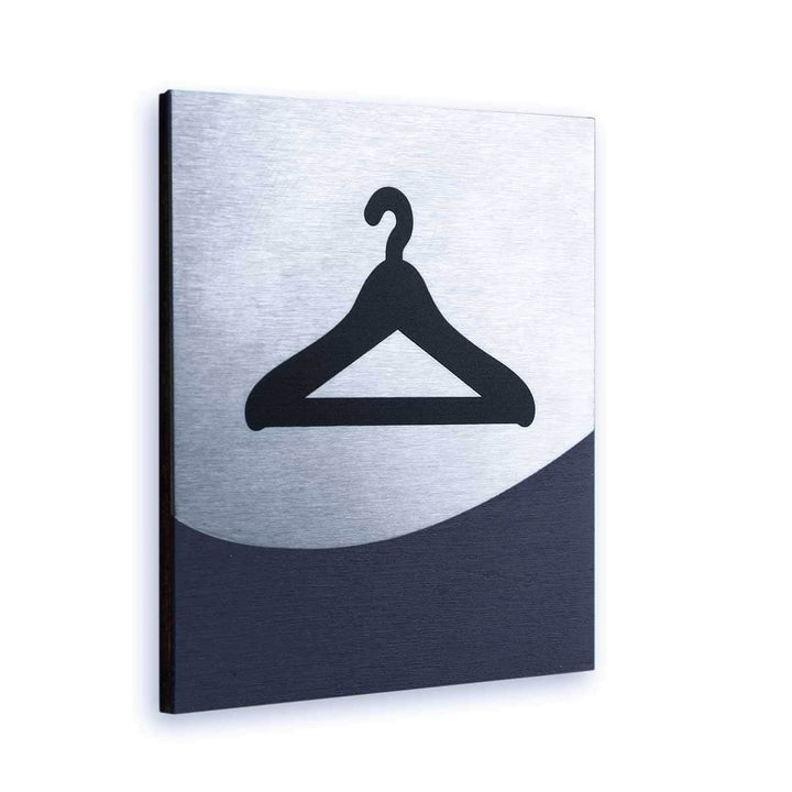 Information signs Closet Sign: Steel Sign — "Jure" Design
