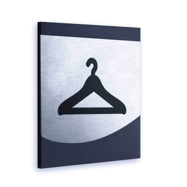 Information signs Dressing Room Sign: Steel Sign — "Venture" Design