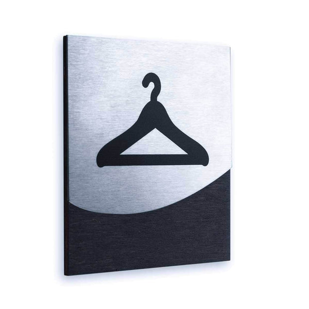 Information signs Closet Sign: Steel Sign — "Jure" Design