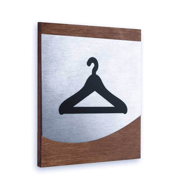 Information signs Dressing Room Sign: Steel Sign — "Venture" Design