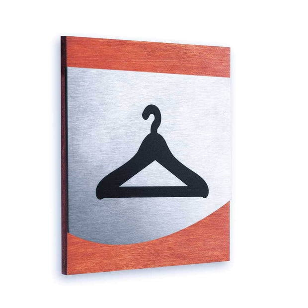 Information signs Dressing Room Sign: Steel Sign — "Venture" Design