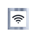 Information signs Wi-Fi Steel Wall Plate for Office - "Modern" Design - Photo #4