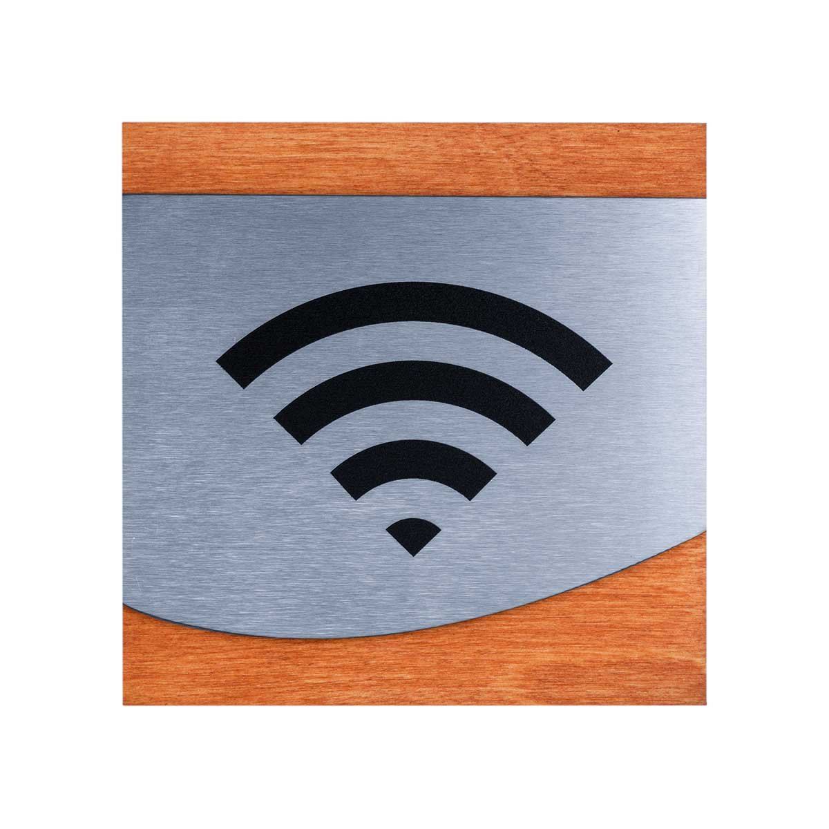 Wi-Fi Steel Sign for Office Information signs Walhunt Bsign