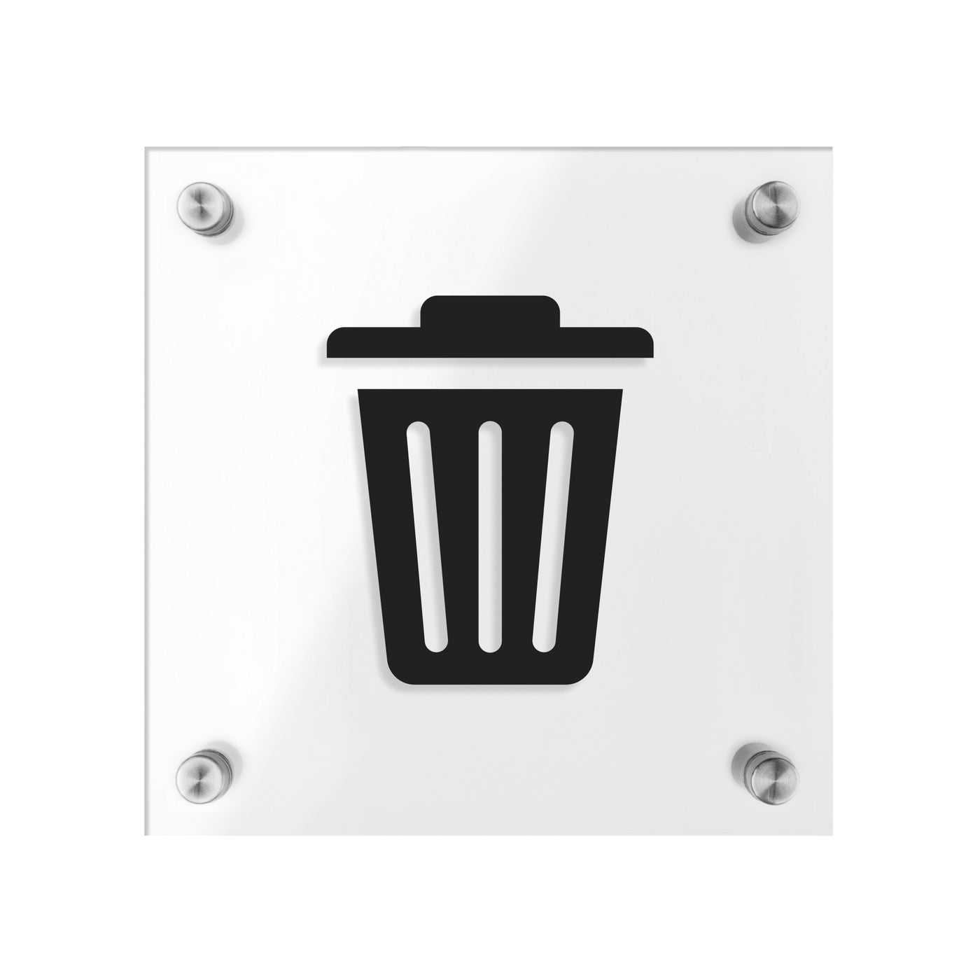 Trash Bin Sign | Recycling sign "Classic" Design