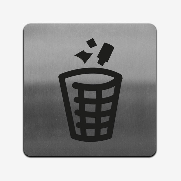 Information signs Do Not Litter Sign: Stainless Steel Sign