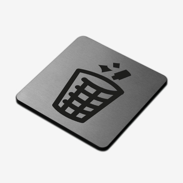 Information signs Do Not Litter Sign: Stainless Steel Sign