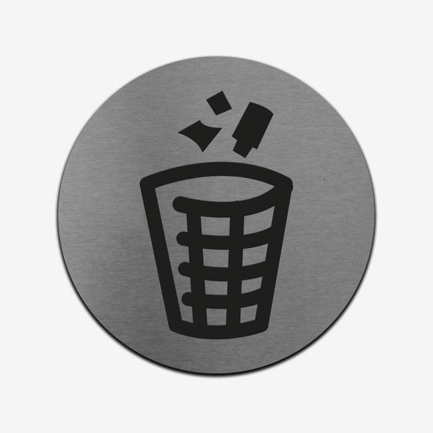 Information signs Do Not Litter Sign: Stainless Steel Sign