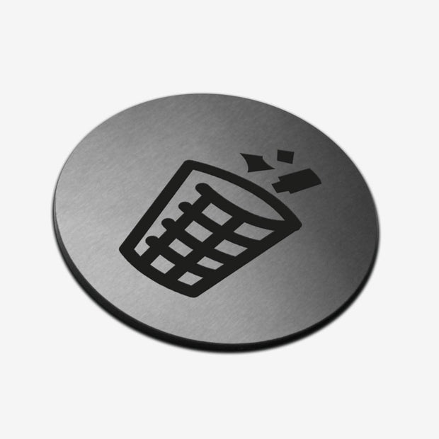 Information signs Do Not Litter Sign: Stainless Steel Sign