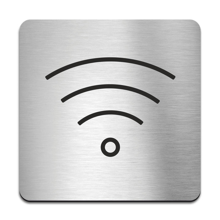 Information signs Wi-Fi Sign — Stainless Steel Signage
