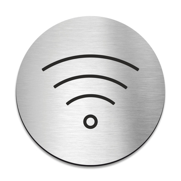 Information signs Wi-Fi Sign — Stainless Steel Signage