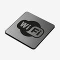 Information signs Wi-Fi Zone Sign — Stainless Steel Signage - Photo #2