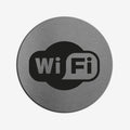 Information signs Wi-Fi Zone Sign — Stainless Steel Signage - Photo #3