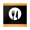 Information signs Kitchen Door Sign: Wood Sign — "Buro" Design - Photo #2