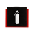 Information signs Wood Extinguisher Fire Safety Sign for Office - "Scandza" Design - Photo #4