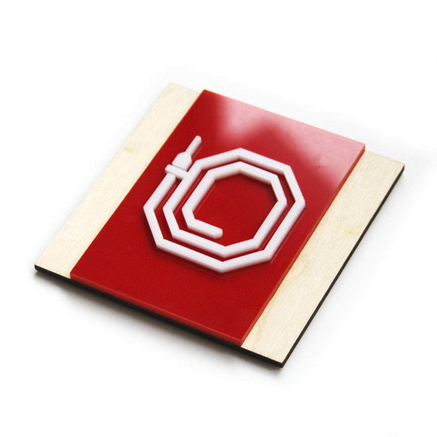 Information signs Fire Hydrant Wooden Wall Sign - "Buro" Design