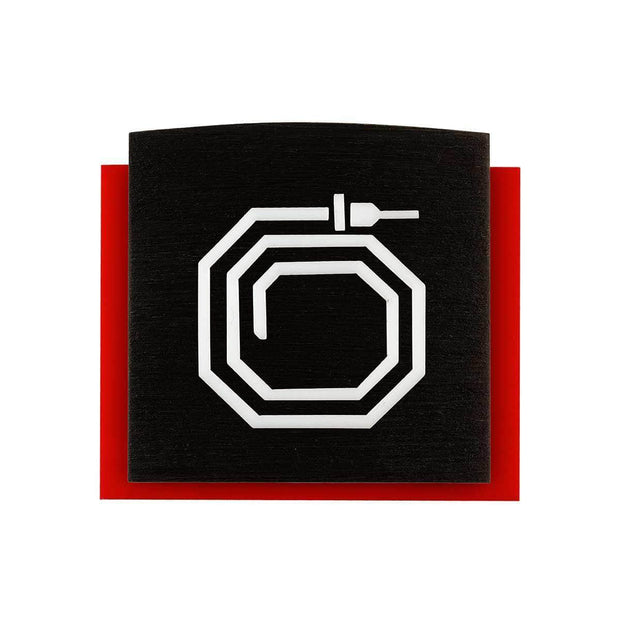 Information signs Wood Fire Hydrant Sign - "Scandza" Design