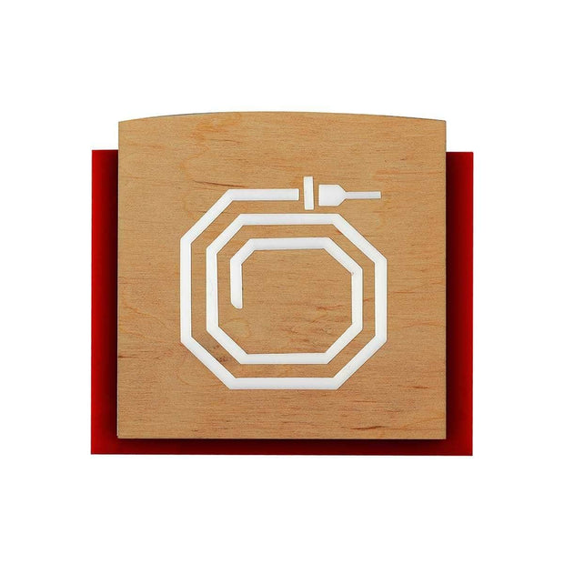 Information signs Wood Fire Hydrant Sign - "Scandza" Design