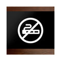 Information signs Wood No Smoking Signage - "Buro" Design - Photo #1