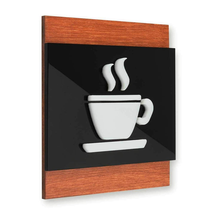 Information signs Wooden Door Signs for Kitchen - "Buro" Design