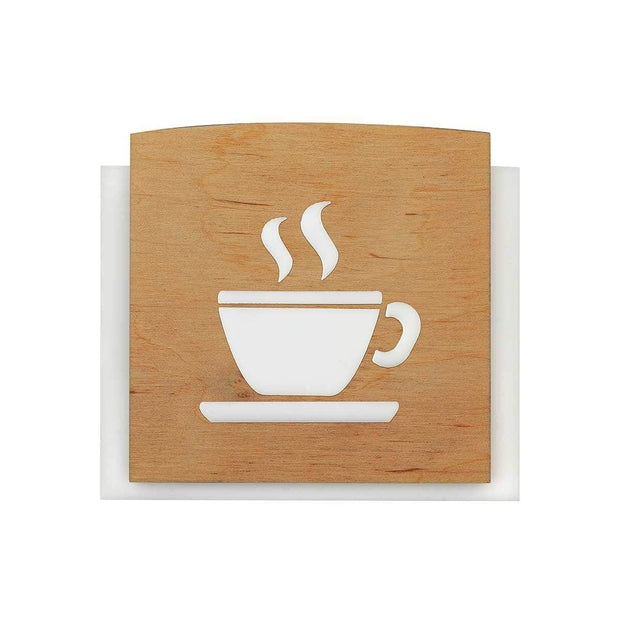 Information signs Wooden Kitchen Sign for Doors - "Scandza" Design