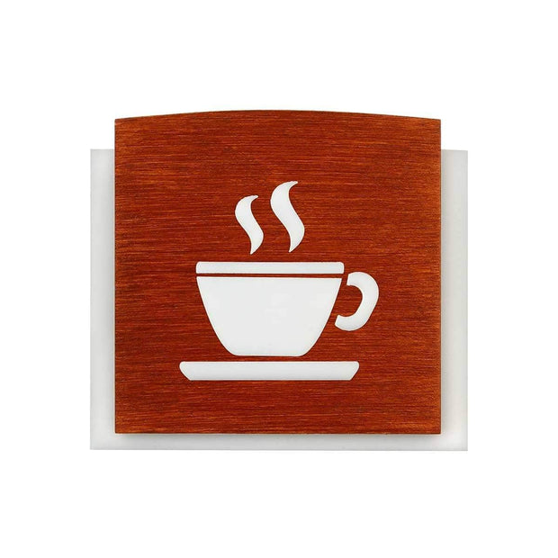 Information signs Wooden Kitchen Sign for Doors - "Scandza" Design