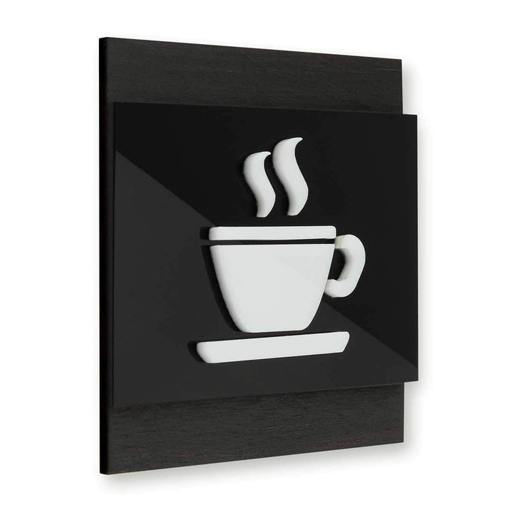 Information signs Wooden Door Signs for Kitchen - "Buro" Design
