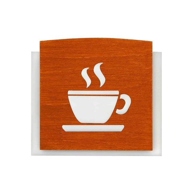 Information signs Wooden Kitchen Sign for Doors - "Scandza" Design