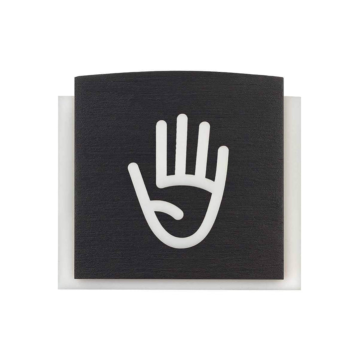 Information signs Staff Only Wooden Sign for Door - "Scandza" Design