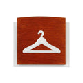 Information signs Wardrobe Wooden Door Sign - "Scandza" Design - Photo #7