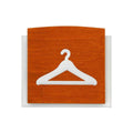 Information signs Wardrobe Wooden Door Sign - "Scandza" Design - Photo #8