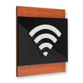 Information signs Wooden Wi-Fi Wall Signs - "Buro" Design - Photo #7