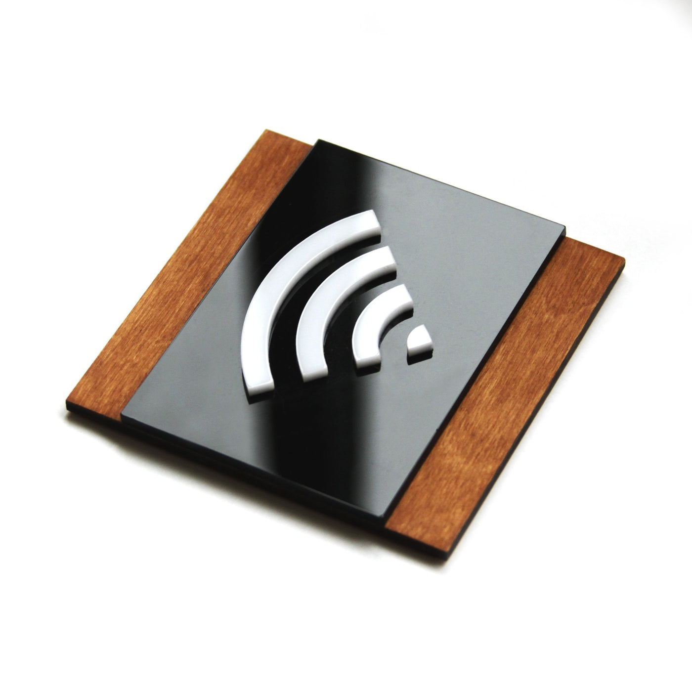 Wooden Wi-Fi Wall Signs Information signs Walhunt Bsign