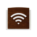 Information signs Wooden Wi-Fi Plate for Waiting Room - "Scandza" Design - Photo #1