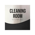 Information signs Wood & Steel Cleaning Room Sign - "Jure" Design - Photo #6