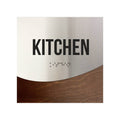 Information signs Wood & Steel Kitchen Door Sign — "Jure" Design - Photo #3