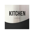 Information signs Wood & Steel Kitchen Door Sign — "Jure" Design - Photo #6