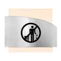 Information signs Wooden Don't Litter Sign - "Wave" Design - Photo #4