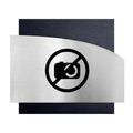Information signs Wooden No Photography Sign - "Wave" Design - Photo #2