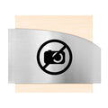 Information signs Wooden No Photography Sign - "Wave" Design - Photo #4