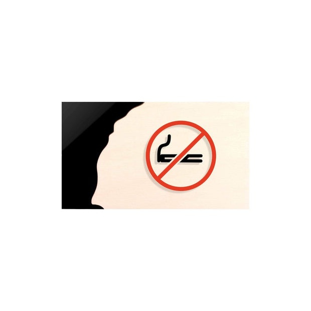 Information signs Wooden Sign No Smoking - "Sherwood" Design