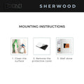 Information signs Wooden Signs for Shower Room - "Sherwood" Design - Photo #6