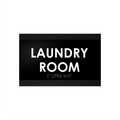 Laundry Room Sign - Custom Wood Door Plate "Buro" Design - Photo #6