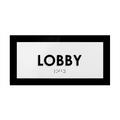 Door Signs Lobby Sign - Acrylic Door Plate - "Simple" Design - Photo #2